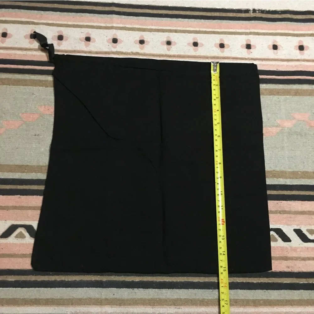 Giuseppe Zanotti black drawstring dustbag new